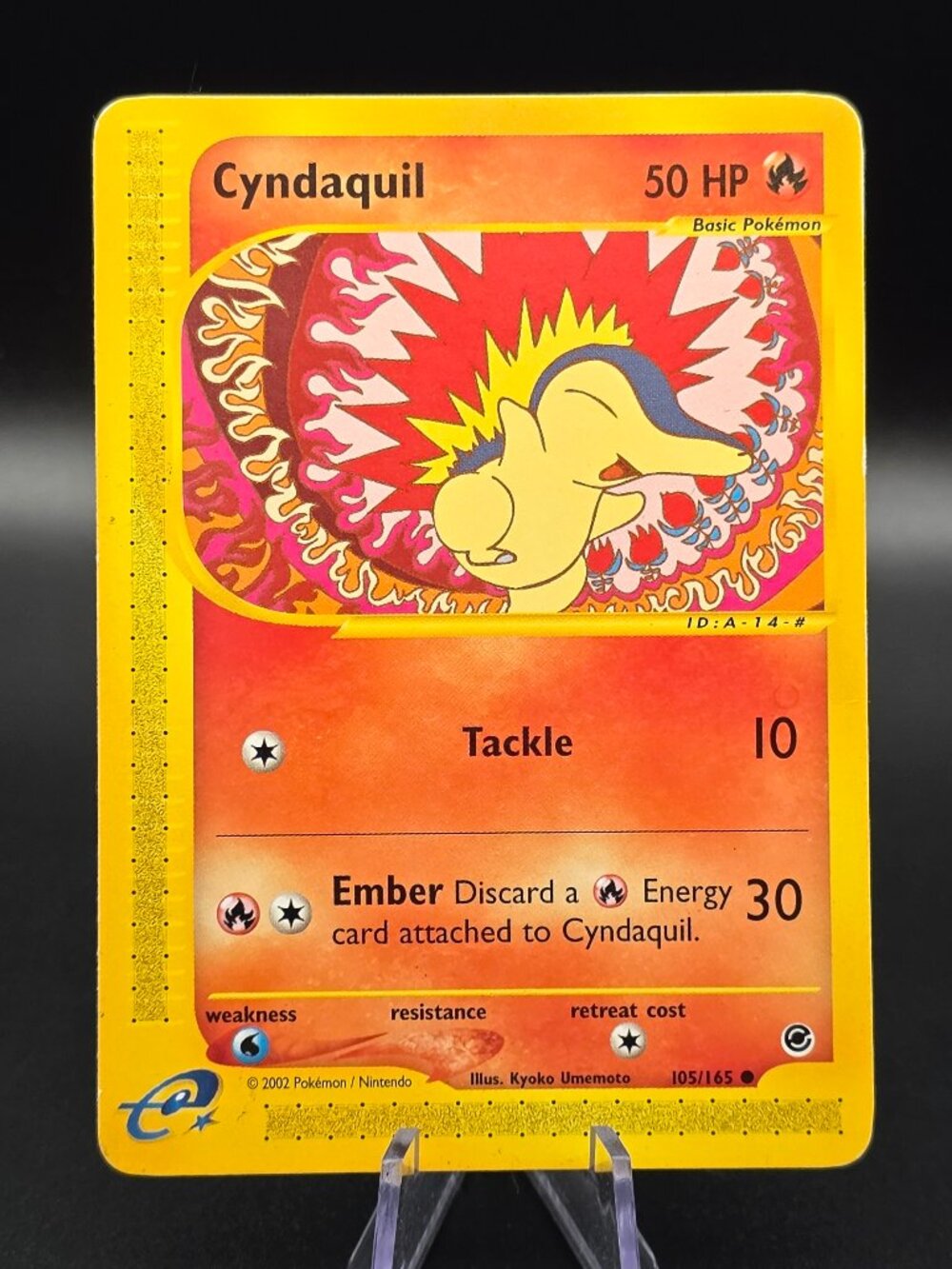Cyndaquil 105/165 Common Expedition Base Set Pokemon MP